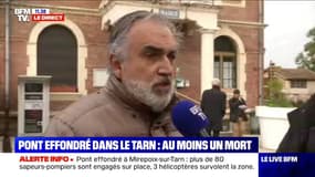 Maire de Mirepoix-sur-Tarn: "On était très vigilant de ne pas avoir de gros poids-lourds sur ce pont