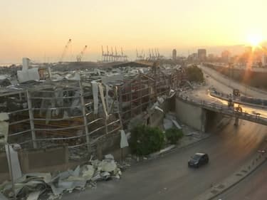Les images du port de Beyrouth au lendemain des deux importantes explosions