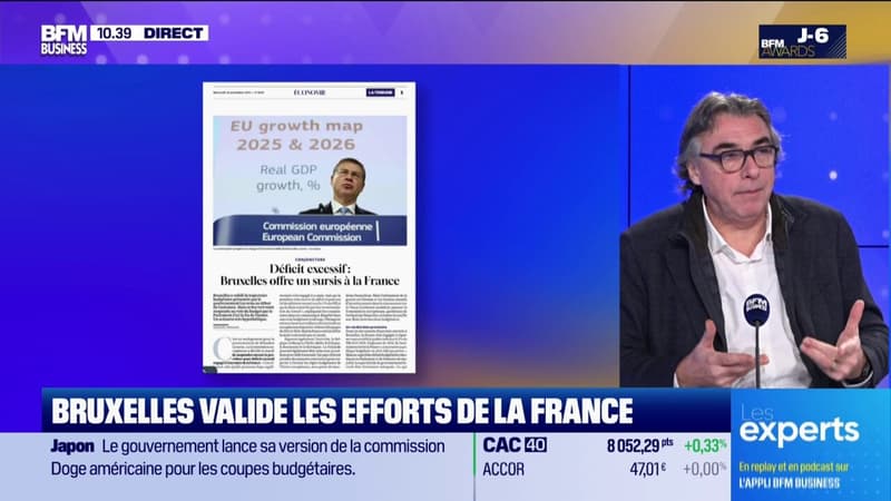 Bruxelles valide les efforts de la France