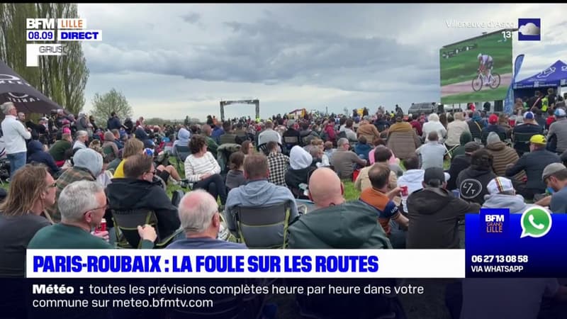 Paris-Roubaix: la folie sur les routes