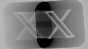 Logo du réseau social X. Photo d'illustration