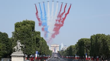La Patrouille de France le 14 juillet.