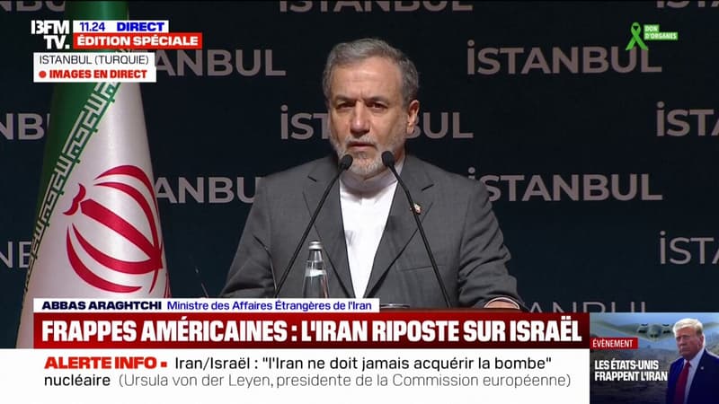 Le ministre des Affaires étrangères de l'Iran Abbas Araghtchi 