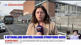 Enseignant tué à Arras: à Béthune, une rentrée chargée d'émotions aussi