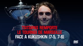 Tsitsipas remporte le tournoi de Marseille contre Kukushkin (7-5, 7-6)