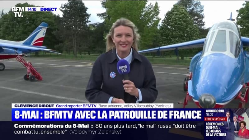 Au coeur des derniers préparatifs de la patrouille de France avant le début des commémorations du 8-Mai