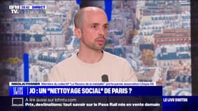 "Nettoyage social" avant les JO: pour Nikolai Posner, "ceux qui bloquent les solutions, c'est le ministère de l'Intérieur"