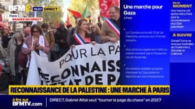 Reconnaissance de l'État de Palestine: les manifestants défilent à Paris