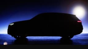 Le profil du premier SUV 100% électrique de le marque EQ de Mercedes.
