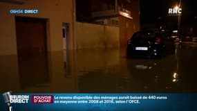 Fortes pluies dans le Gard: "C'était comme si on nous lançait des seaux d'eau"
