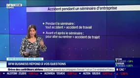 BFM Business avec vous : Un accident pendant un séminaire d'entreprise est-il un accident de travail ? - 14/09
