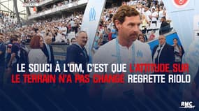 OM :  "Le souci, c'est que l'attitude sur le terrain n'a pas changé" regrette Riolo