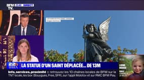 La statue d'un saint déplacée... de 13 mètres - 28/08