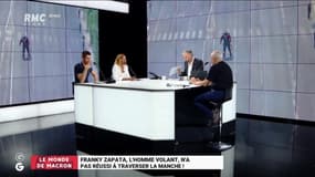 Le monde de Macron: Franky Zapata, l'homme volant, n'a pas réussi à traverser la Manche – 25/07