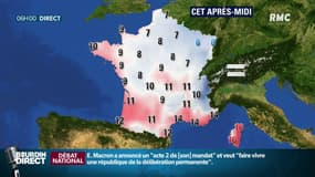 Météo: la pluie va faire son retour par le Nord-Ouest. Les températures sont en baisse.