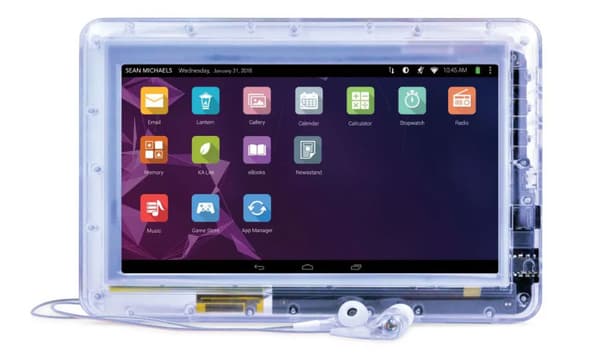 Une tablette fournie par JPay Une tablette fournie par JPay