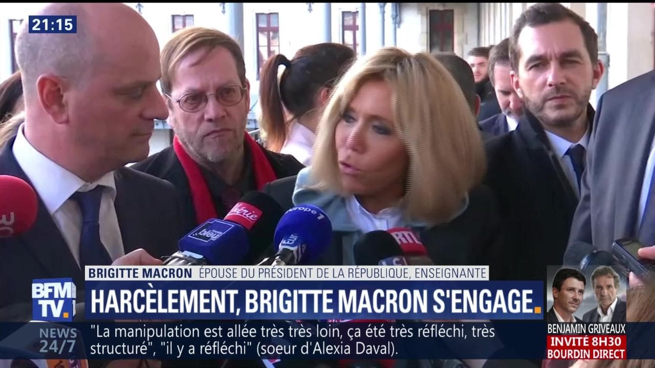 Brigitte Macron S'engage Contre Le Harcèlement Scolaire