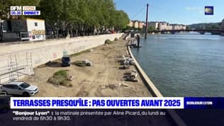 Lyon: les terrasses de la Presqu'île pas ouvertes avant 2025 après l'affaissement d'un mur