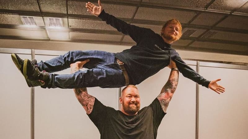 Ed Sheeran et Thor Björnsson