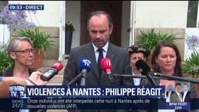 Violences à Nantes: "J’exprime ma condamnation la plus ferme sur ces agissements" (Philippe)