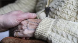 Une personne atteinte d'Alzheimer en 2011 (illustration)