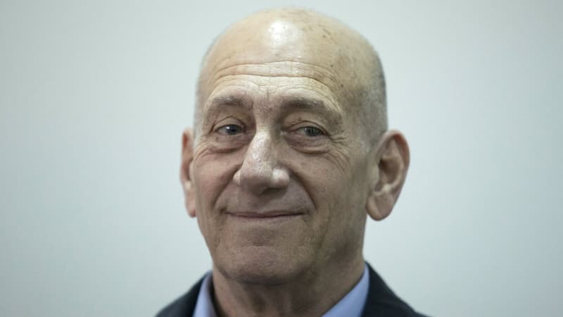 L'ancien Premier ministre Ehud Olmert à la Court de justice de Jerusalem le 30 mars 2015