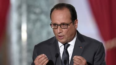 François Hollande lors de sa conférence de presse le 7 septembre 2015