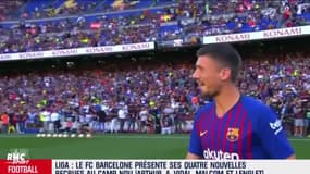 Barça : Malcom, Lenglet, Vidal... Les recrues présentées au Camp Nou