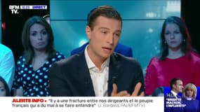 "La PMA va instaurer dans le droit une discrimination entre les couples homosexuels de femmes et ceux d'hommes" estime Jordan Bardella (RN)