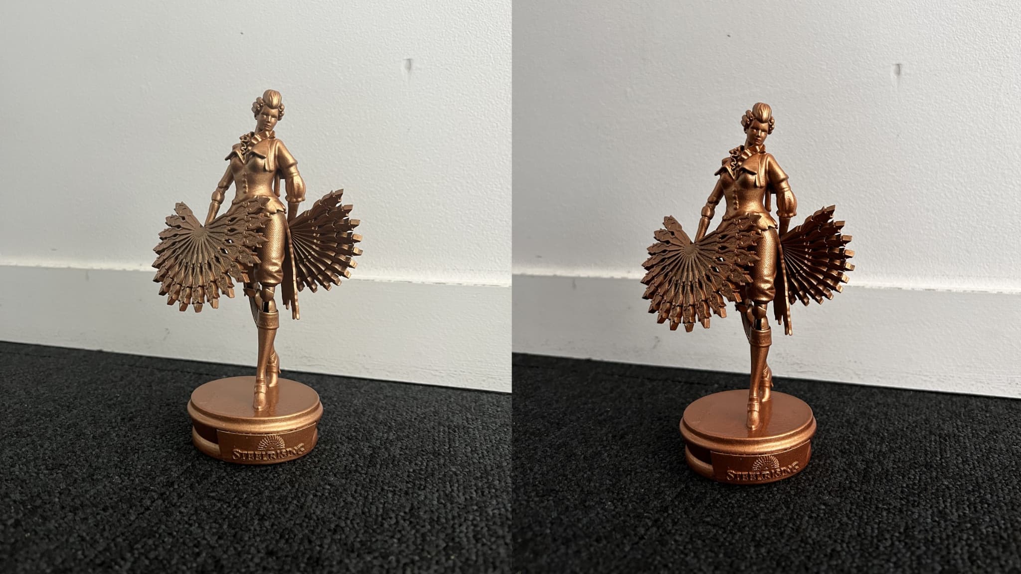 A gauche, photo prise à l'iPhone 13 - A droite, avec l'iPhone 14.