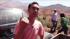 Ali, guide touristique à Marrakech, s'est reconverti en secouriste après le séisme. 