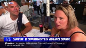 Canicule: "On va aller chercher du frais dans un centre commercial", à Montpellier les touristes s'organisent pour résister aux fortes chaleurs