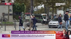 9 usagers sur 10 ont peur des autres sur la route 