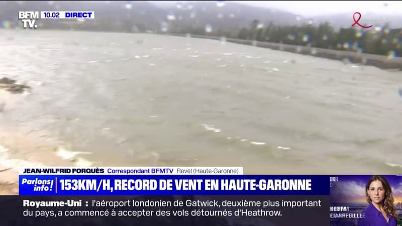 Vents violents : le lac de Revel (Haute-Garonne) fermé au public