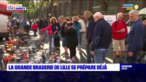 Lille: la grande braderie se prépare déjà