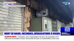 Mort de Nahel: des violences et des dégradations à Rouen 