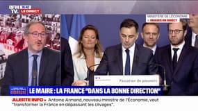 Antoine Armand, nouveau ministre de l'Économie, souhaite "faire en sorte que tous les Français qui travaillent aient un salaire décent"