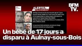 Une alerte enlèvement déclenchée pour retrouver Santiago, un bébé de 17 jours disparu en Seine-Saint-Denis 