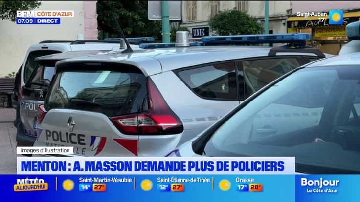 Menton : la députée RN Alexandra Masson demande plus de policiers