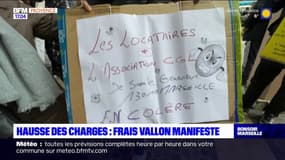 Marseille: les habitants de Frais Vallon ont manifesté contre la hausse des charges