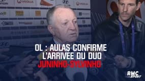 OL : Aulas confirme l’arrivée du duo Juninho-Sylvinho 