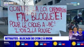 Bron: les étudiants de l'université Lyon 2 ont bloqué le campus Porte des Alpes ce lundi