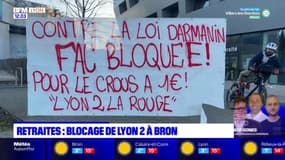 Bron: les étudiants de l'université Lyon 2 ont bloqué le campus Porte des Alpes ce lundi