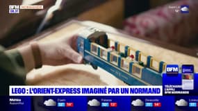 Un Normand a imaginé la reproduction de l'Orient-Express en Lego