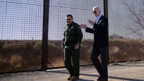 Joe Biden à El Paso, à la frontière avec le Mexique, le 8 janvier 2023