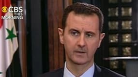 Le président syrien a accordé une interview à la chaîne américiane CBS.