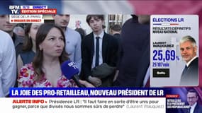 "On est très contents d'avoir un score aussi important": à Paris, les adhérents des Républicains heureux après la victoire de Bruno Retailleau à la présidence du parti  