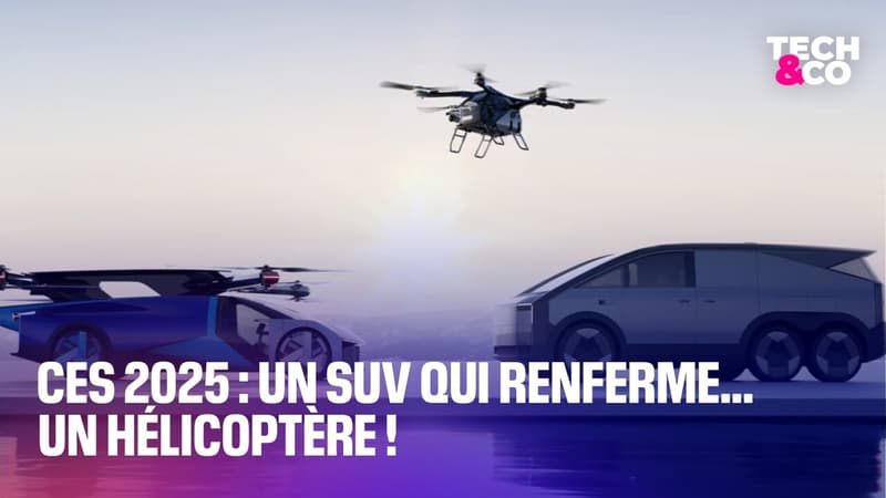 CES 2025 : un SUV qui renferme... un hélicoptère !