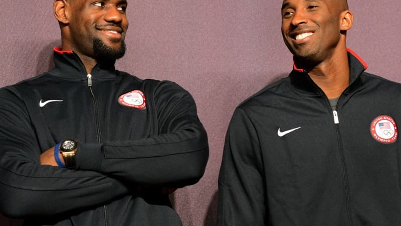 LeBron James et Kobe Bryant