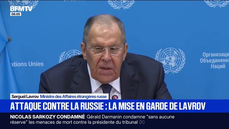 Survol de drones: Sergueï Lavrov se défend et assure que toute attaque contre la Russie entraînerait 